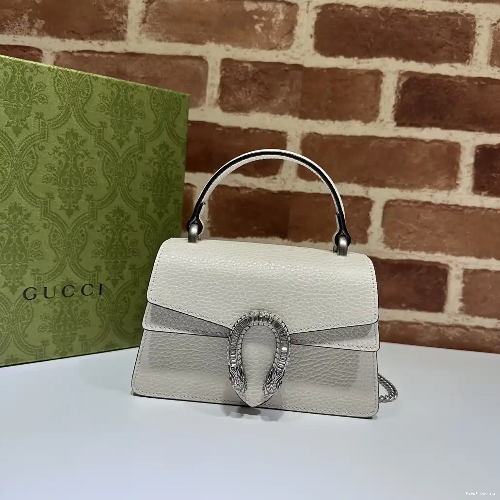 First bag ru GUCCI DIONYSUS LEATHER BAG MINI 0605